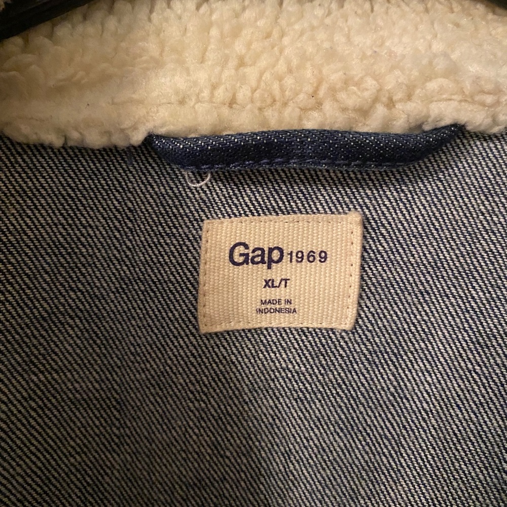 Gap Shearling Style Jean Jacket - image 3